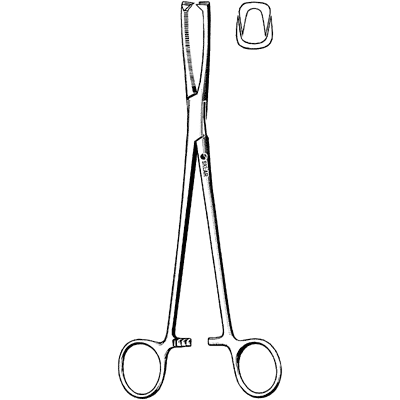 Jacobs Vulsellum Forceps 8 1-4"Straight Serrated - 91-2282