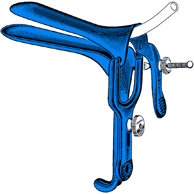 Sklar Blue Graves Vaginal Speculum 3" x 3-4" - 91-5010