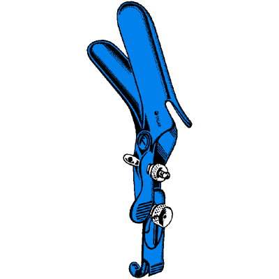 Sklar Blue Freeway Graves Vaginal Speculum - 91-5162