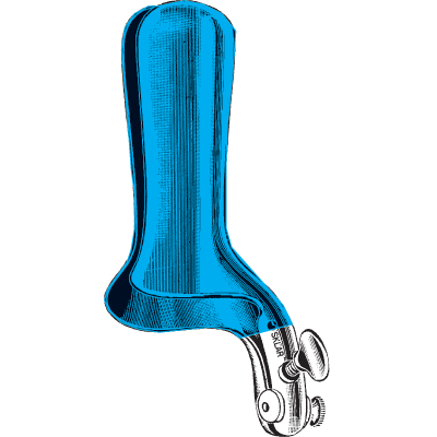 sex toy ph Sklar Blue Collin Vaginal Speculum 4 1/4