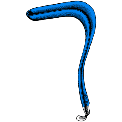 Sklar Blue Sims Retractor - 91-5200