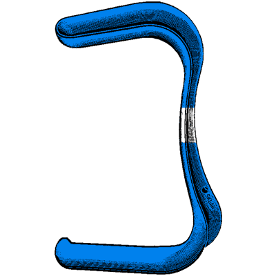 Sklar Blue Sims Retractor - 91-5210