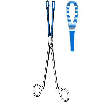 Sklar Blue Clemetson Forceps 9 1-2" - 91-5400