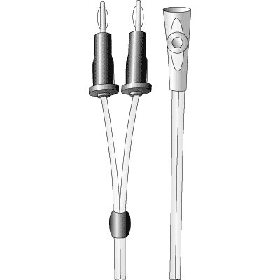 Silicone Bipolar Cable 10" - 91-6113