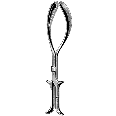 Kieland-Luikart Obstetrical Forceps 15 1-2" - 92-2115
