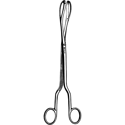 Barrett Placenta Forceps 10" - 92-5310