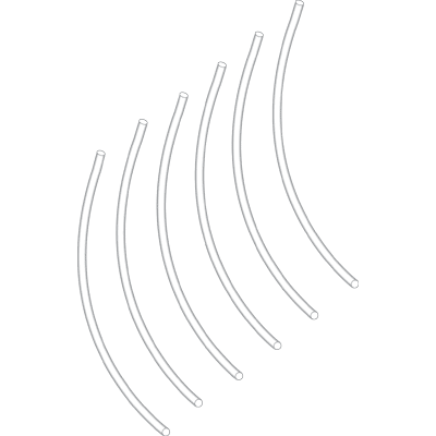 Disposable Smoke Evacuation Tubing 10" - 93-2160