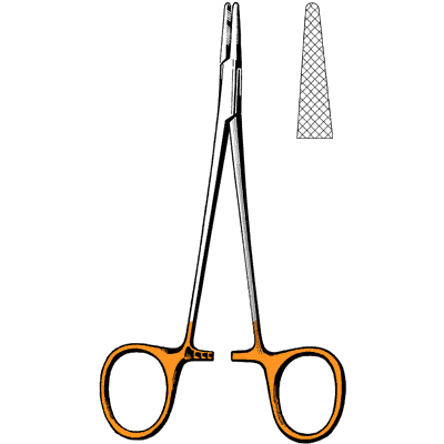 Surgi-OR TC Halsey Needle Holder 5 1-4" - 95-133