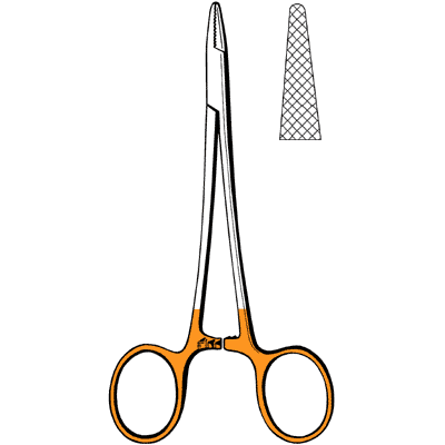 Surgi-OR TC Baumgartner Needle Holder 5 1-2" - 95-135