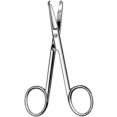 Surgi-OR Spencer Stitch Scissors 4 3-4" - 95-352