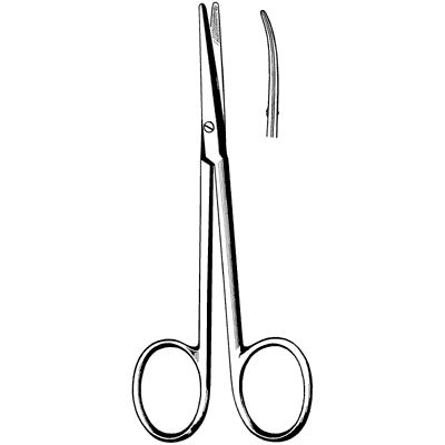 Surgi-OR Strabismus Scissors 4 1-2" - 95-361
