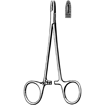 Surgi-OR Derf Needle Holder 4 3-4" - 95-826