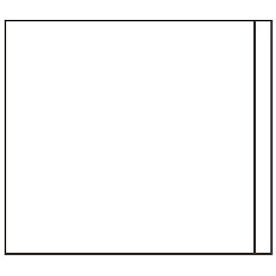 Foot Control Panel Drape 14" x 30" - 96-1233