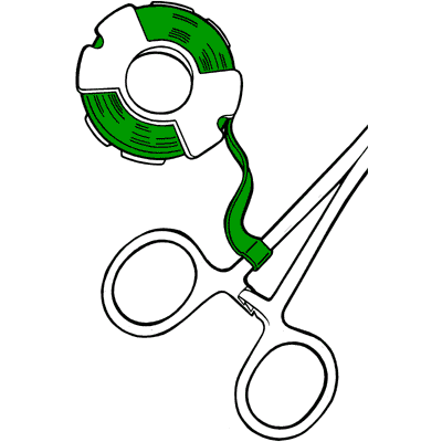 Sklar ID Roll Tape Green - 96-1862