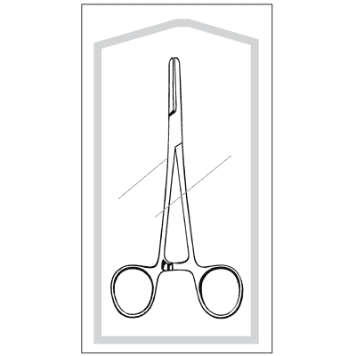 Econo Sterile Tube Occluding Forceps 7" - 96-2406