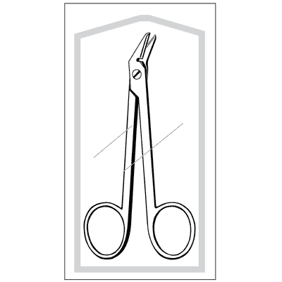 Econo Sterile Wire Cutting Scissors 4 3-4" - 96-2519