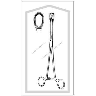 Econo Sterile Foerster Sponge Forceps 9 1-2" - 96-2533