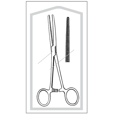 Econo Sterile Rochester-Pean Forceps 6 1-4" - 96-2544