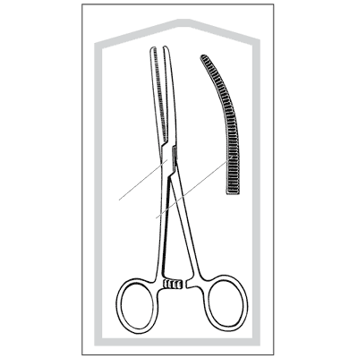 Econo Sterile Rochester-Pean Forceps 6 1-4" - 96-2546