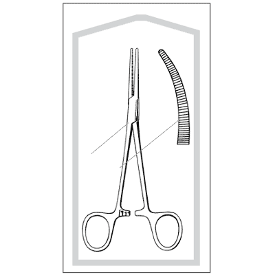 Econo Sterile Crile Forceps 5 1-2" - 96-2553