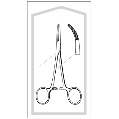 Econo Sterile Kelly Forceps 5 1-2" - 96-2563