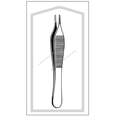 Econo Sterile Adson Forceps 4 3-4" - 96-2570