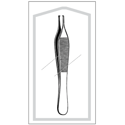 Econo Sterile Adson Forceps 4 3-4" - 96-2572