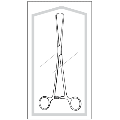 Econo Sterile Schroeder Tenaculum Forceps 9 1-2" - 96-2626