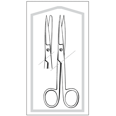 Econo Sterile Operating Scissors 5 1-2" - 96-2649