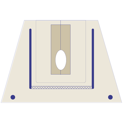 Shoulder Pouches 36" x 29" - 96-S1067