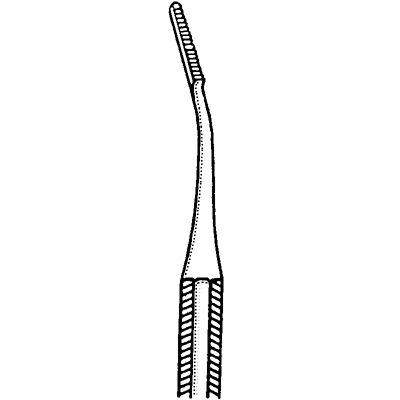 Nail and Bone File Single End Outside Cut - 97-1605