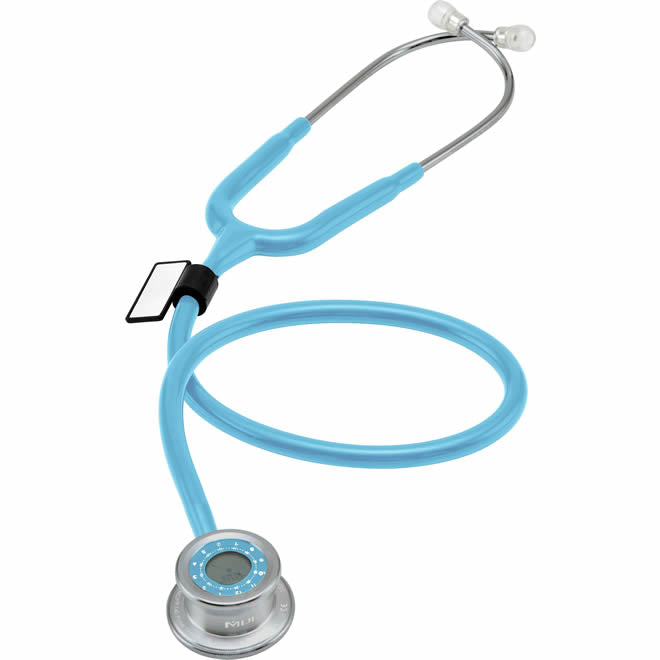 MDF Pulse Time Stethoscope Baby Blue