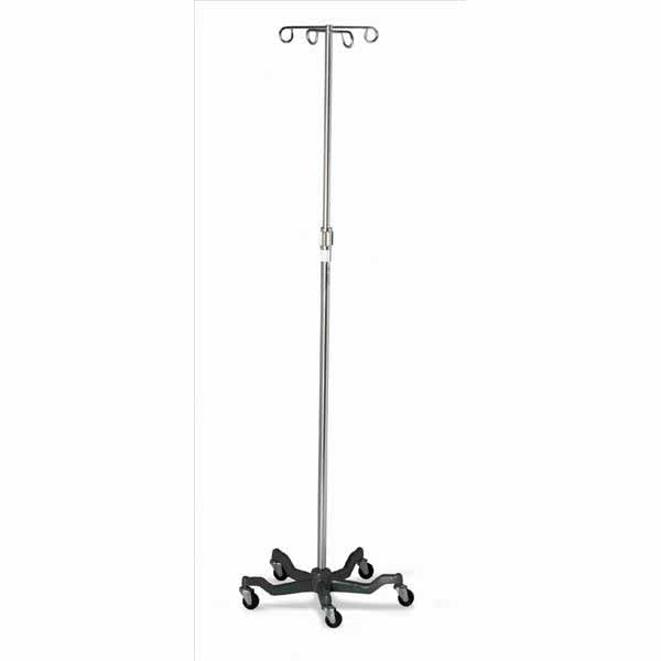 Medline Chrome Five Leg IV Poles (MDS80500)