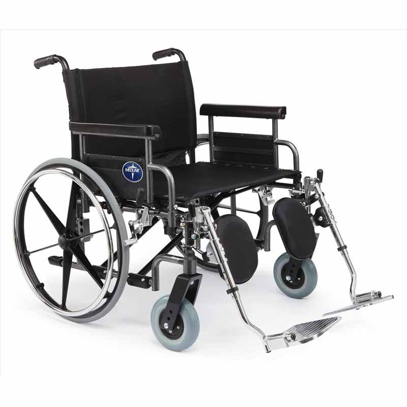 Medline Excel Shuttle Extra-Wide Wheelchairs (MDS809650)