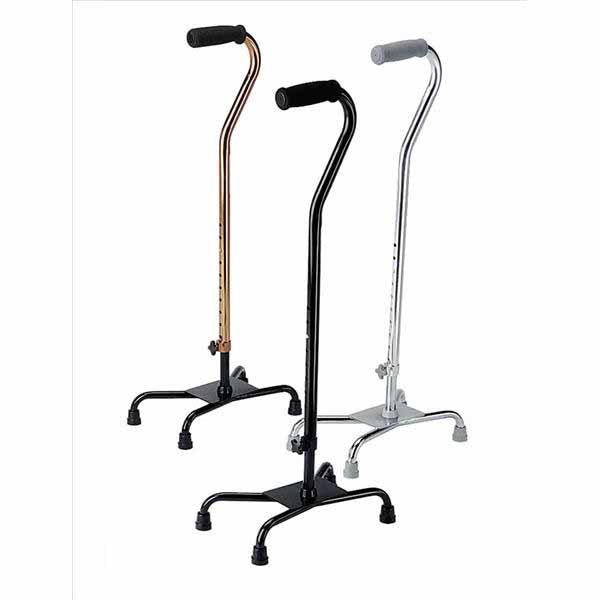 Medline Aluminum Quad Canes, Bronze (MDS86222BRZ)