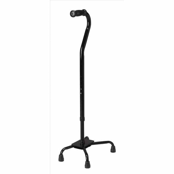 Medline Bariatric Quad Cane, Black (MDS86228XW)
