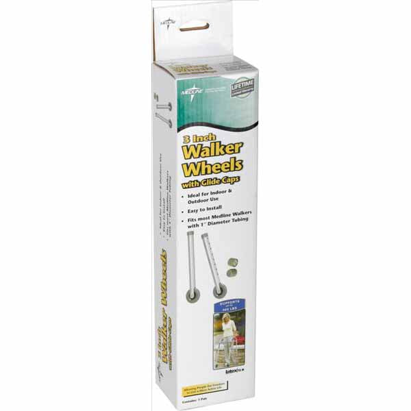 3" Replacement Walker Wheels