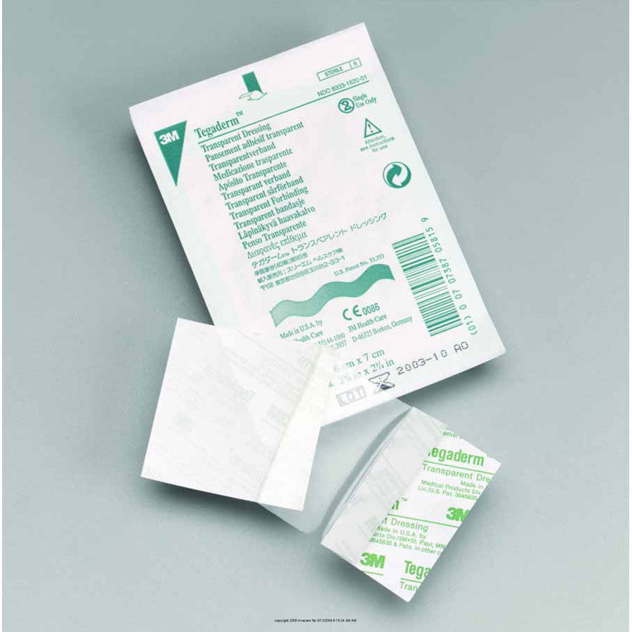 3M™ Tegaderm™ Transparent Film Dressing Rectangle 2-3-8 X 2-3-4 Inch