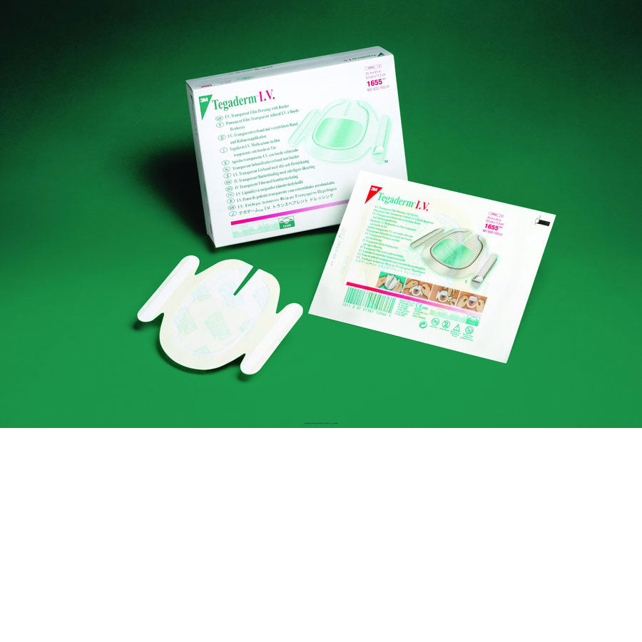 3M™ Tegaderm™ IV Transparent Film Dressing Sterile 3-1-2" x 4-1-2"