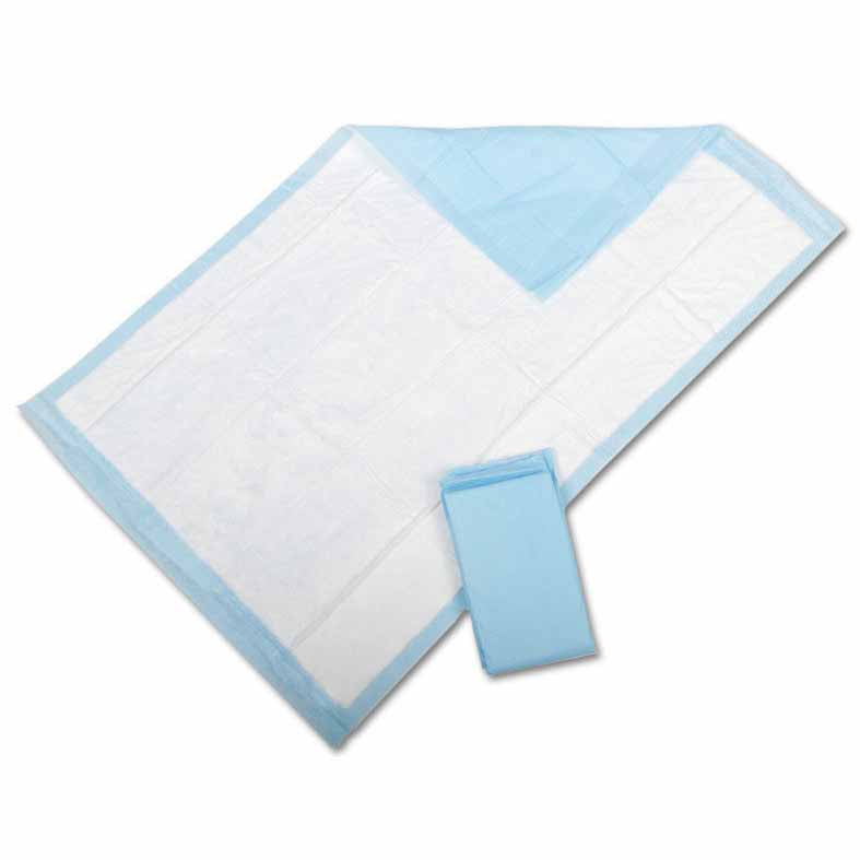 Medline Protection Plus Disposable Underpads, Blue (MSC281236PZ) - Medical  Supply Group