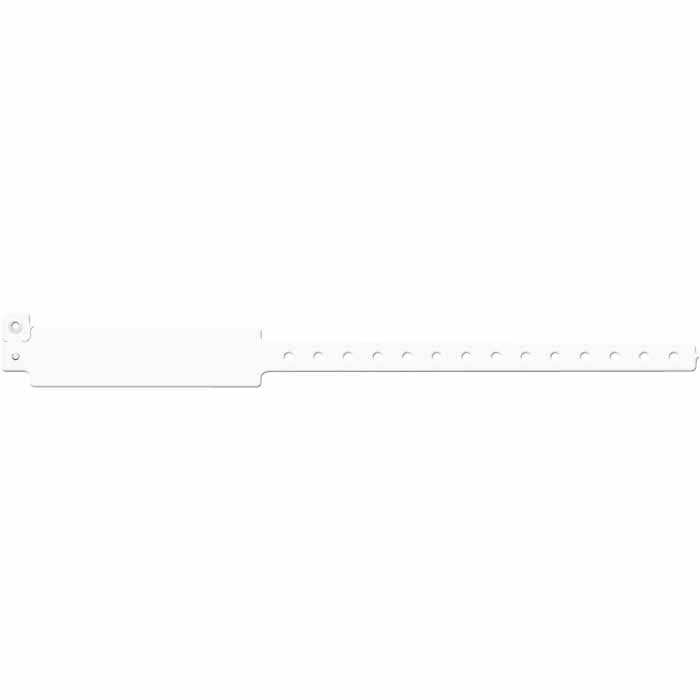 Id Band Vinyl Adult White