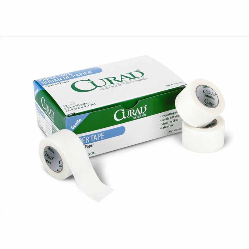 Curad Paper Adhesive Tape, White