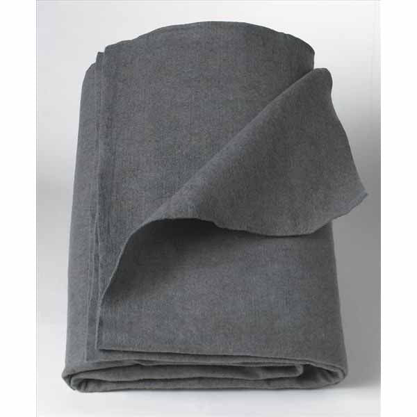 Medline Polyester-Cellulose Emergency Blankets, Gray (NONDB4080)