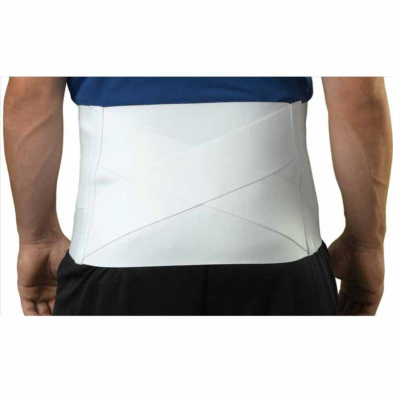 Medline Criss-Cross Back Supports, White, Large (ORT22100L)