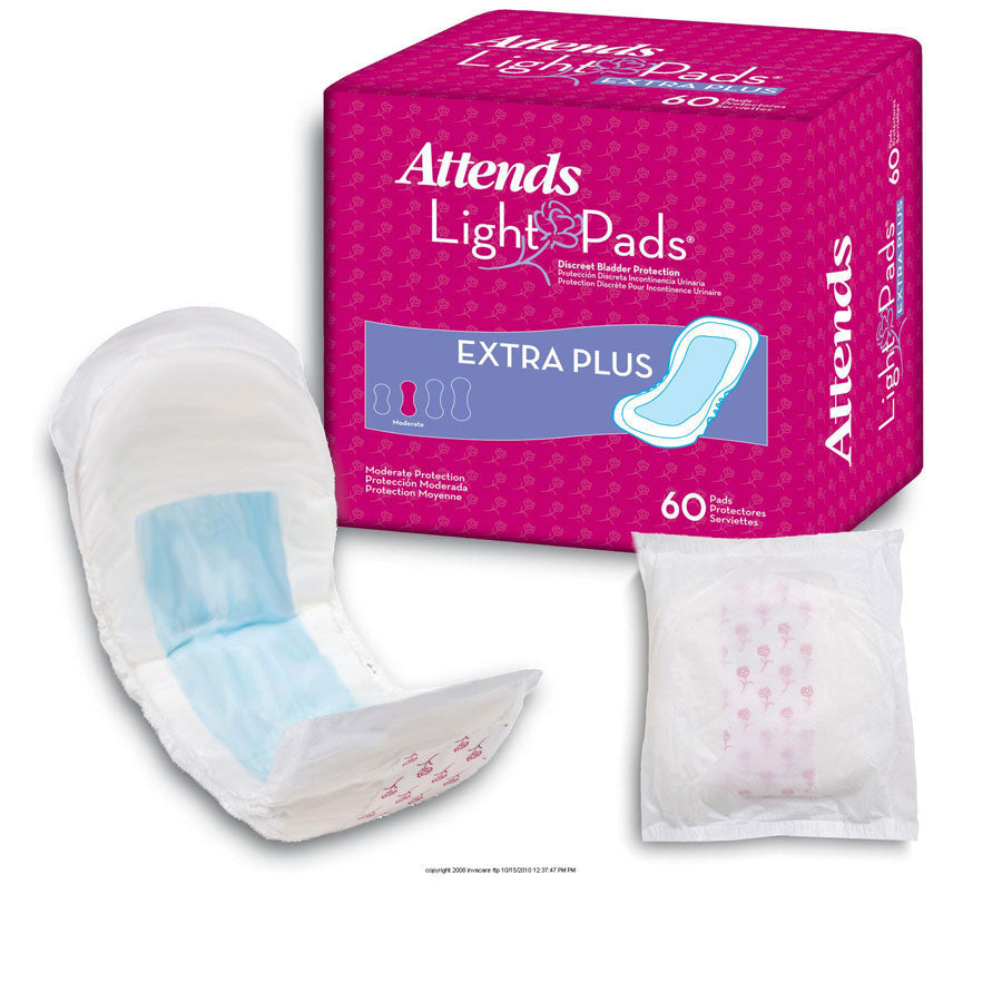 Attends® Light Pads™ Bladder Control Pads