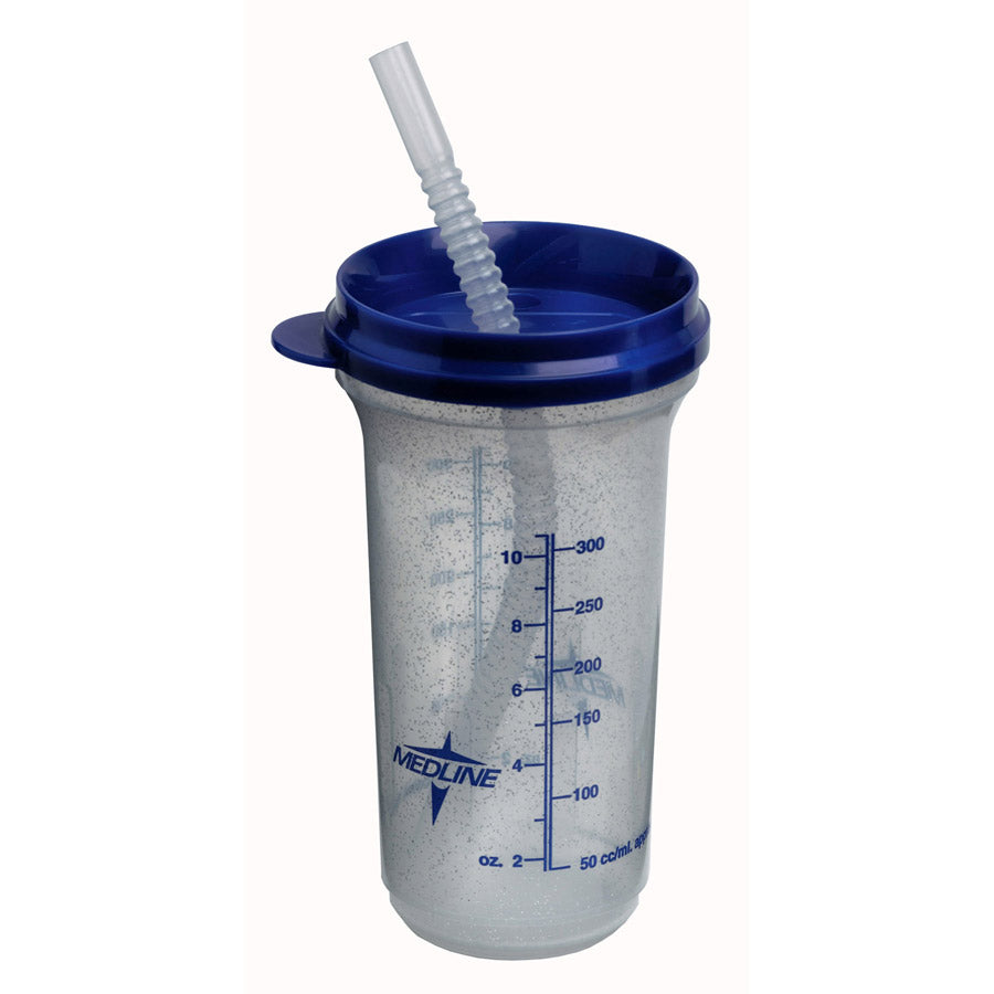 Carafe Clear Sparkly W-Grad Straw 16Oz