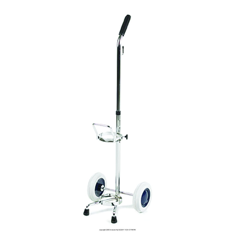 Cart for D & E Oxygen Cylinders