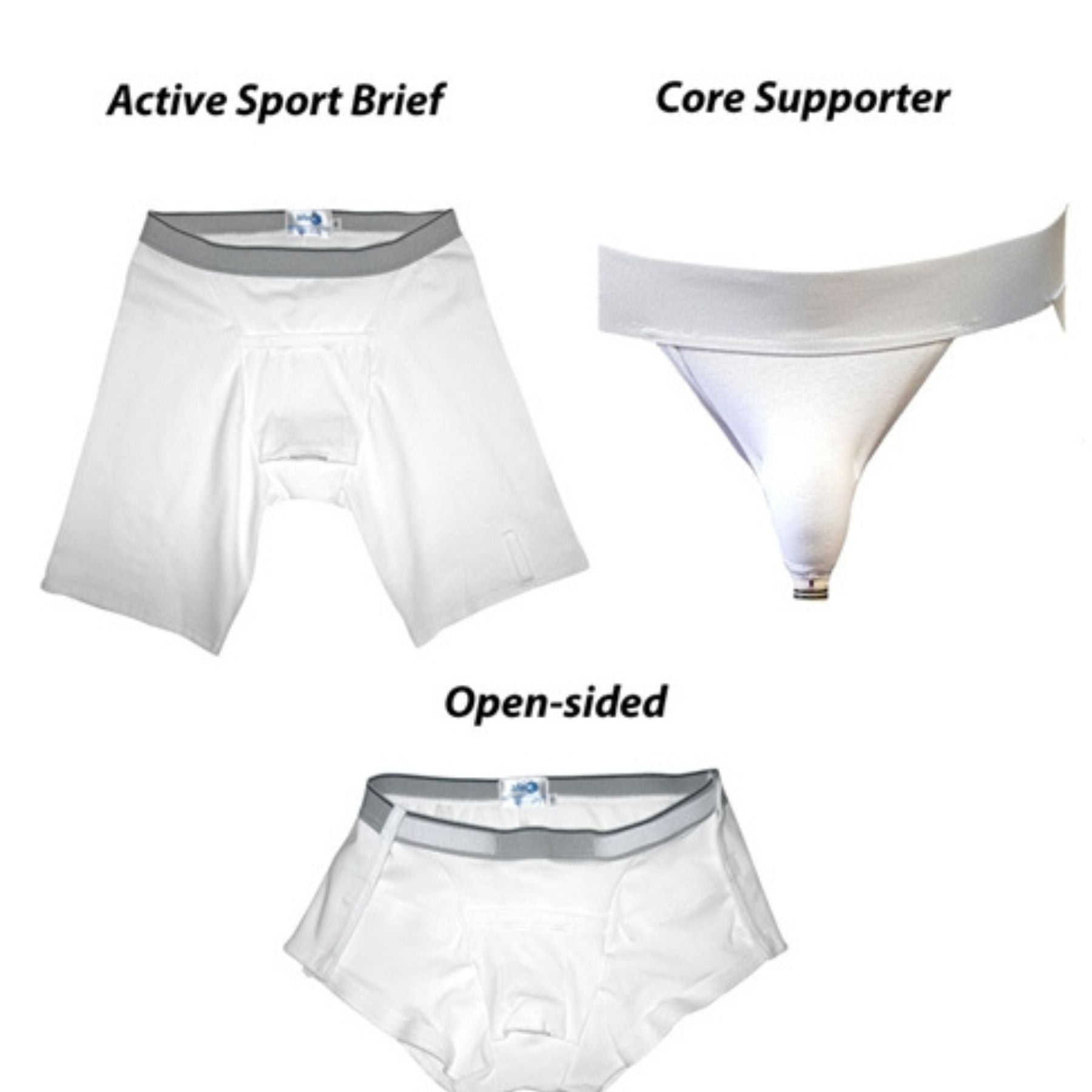Ileostomy Bags  Options Undergarments Men's Basic Brief Undergarment