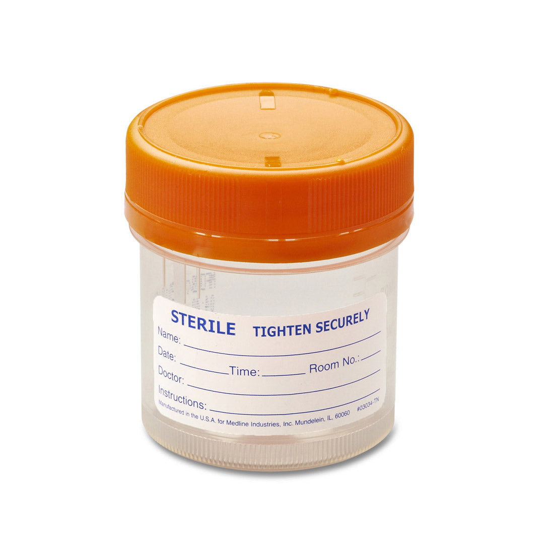 Click-n-Close Pneumatic Tube System Specimen Container 100Ml Sterile Path