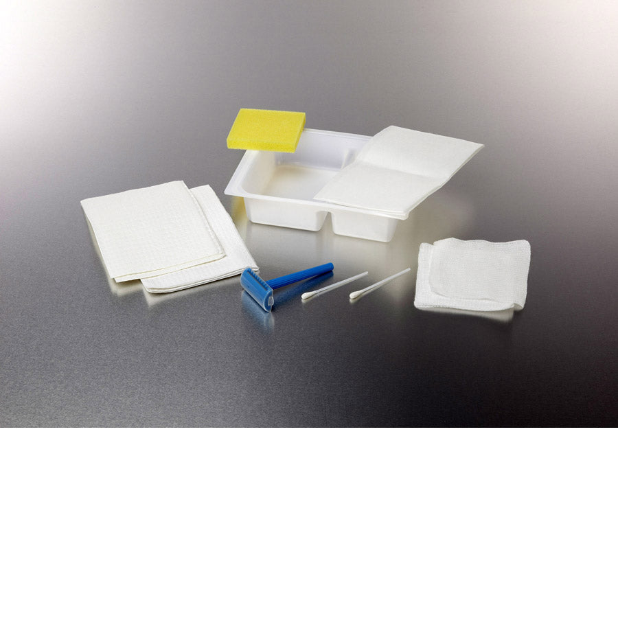 Tray Prep Shave 2Compartments